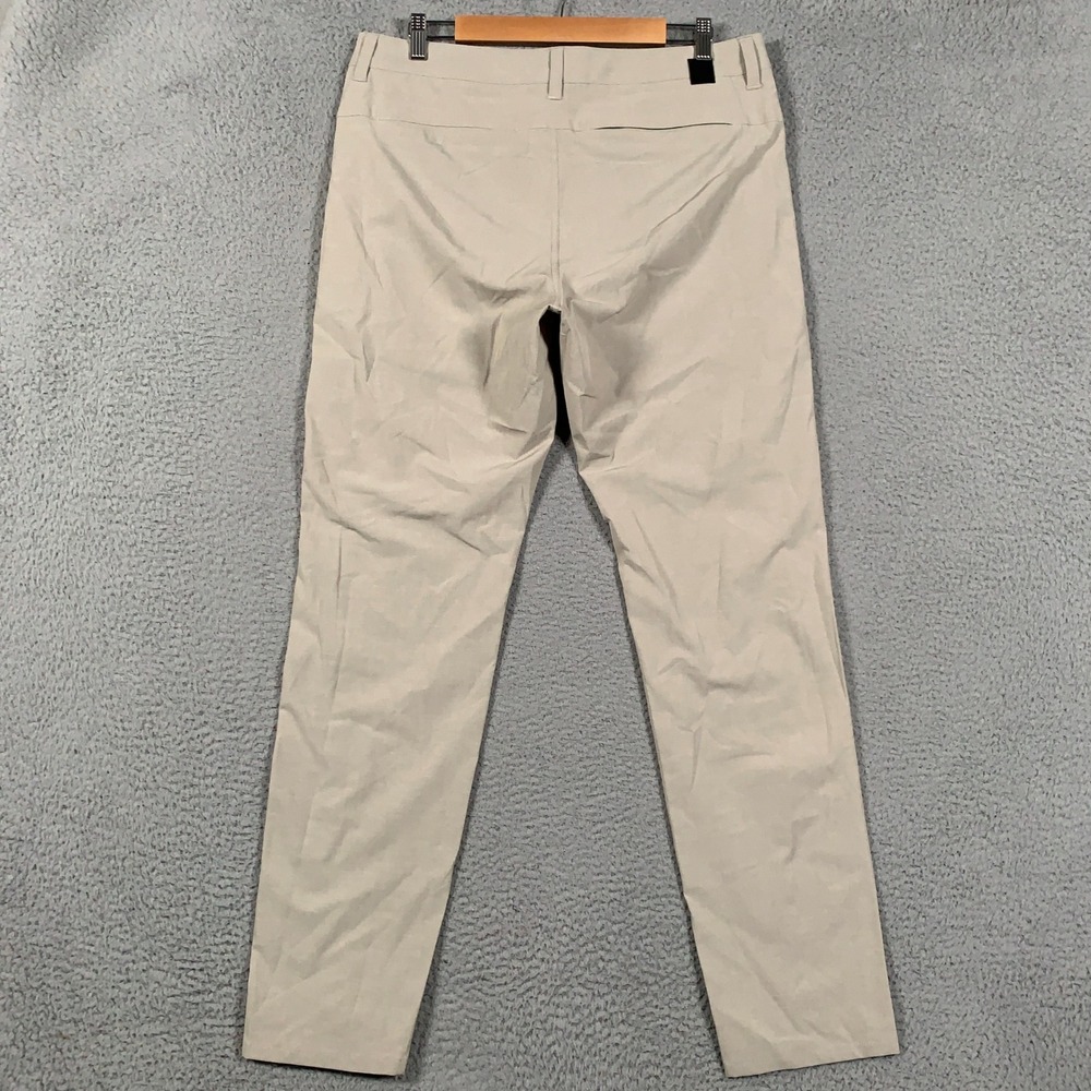 Vuori Aim Pant Men's 33 Khaki Slim Straight Performance Stretch Chino Trousers - Picture 4 of 9